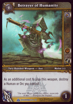 Betrayer of Humanity