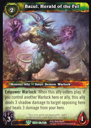 Bazul, Herald of the Fel